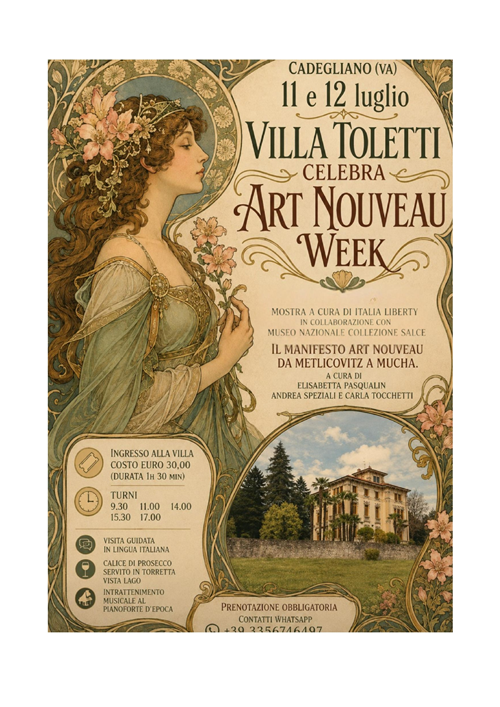 Il Manifesto Art Nouveau da Metlicovitz a Mucha